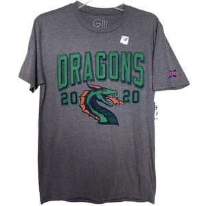 XFL‎ Men's Seattle Dragons 2020 Logo Tee Short Sleeve T-Shirt, Grey Size Small